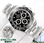 Rolex Daytona 4130 Movement 40mm Black/Ice Blue Face Ceramic Bezel Watch